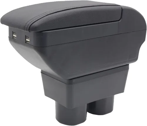 YJYWZH Caja de reposabrazos para Nissan Versa 2007-2011, caja de almacenamiento central, interior para manos, consola central con soporte para
