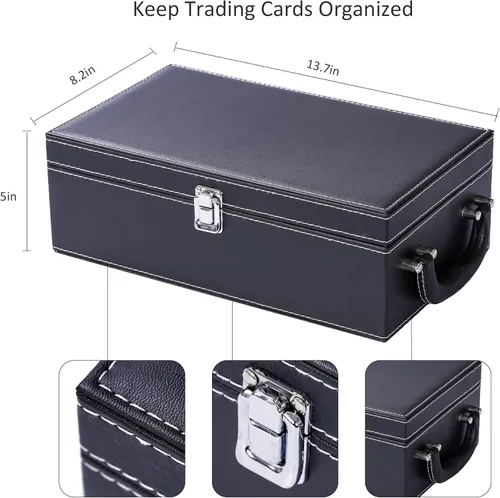 Miniatura 3 de Estuche grande para tarjetas, organizador compatible con tarjetas C.A.H/PM/Phase 10/Uno/M.T.G./Yugioh/Dominion/Pokemon/Munchkins