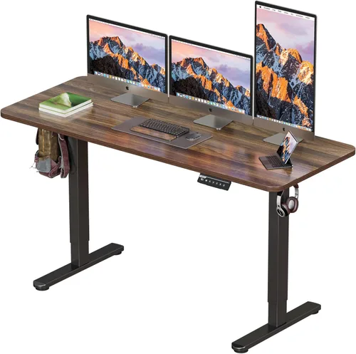 Miniatura 12 de BIZUM - Escritorio de pie eléctrico de 40x24 pulgadas con ajuste de altura y configuraciones de memoria, escritorio ergonómico para sentarse o estar