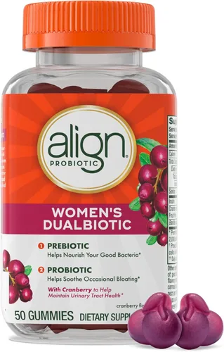 Align Salud de la mujer, prebiótico + probiótico, con arándano para la salud femenina, ayuda a nutrir y añadir buenas bacterias para la salud