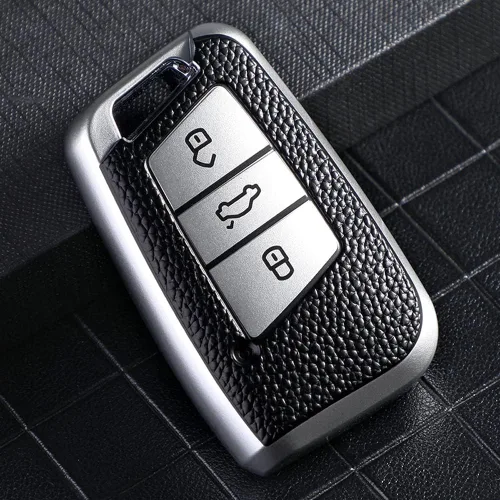 Miniatura 3 de Funda para llavero de automóvil de TPU con llavero para Volkswagen VW Atlas Golf Alltrack Jetta Passat Tiguan Arteon Funda para llave de coche