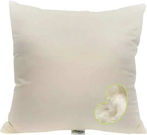 Miniatura 13 de Bean Products Kapok - Almohada de 12 x 20 pulgadas, algodón orgánico, vegano, de calidad premium, hecho en Estados Unidos, cojín para el suelo