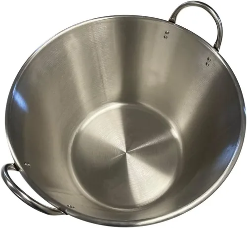 Miniatura 3 de Cazo - Sartén para freír de acero inoxidable de 27.5 pulgadas Caso Para Carnitas Comal