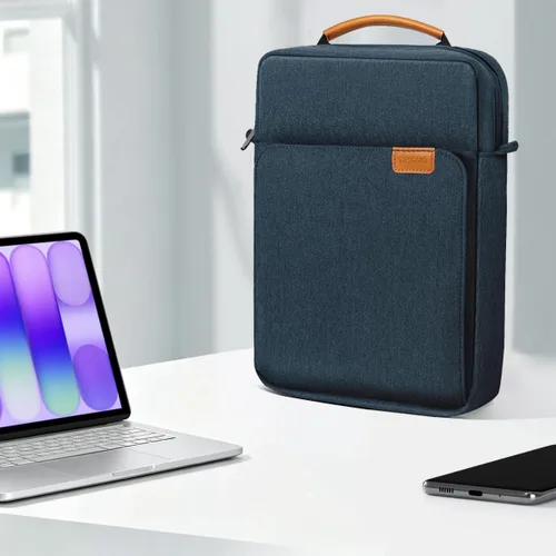 Miniatura 7 de TiMOVO Funda para laptop MacBook Neo de 13 pulgadas 2026 modelo A3404 con chip A18 Pro, funda de transporte con asa con correa para el hombro
