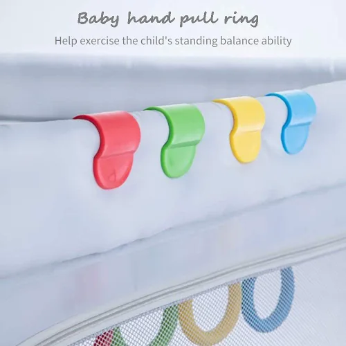 Miniatura 6 de Anillos de dominadas para bebés, corralito para ejercicios de caminar, asistente de pie, 4