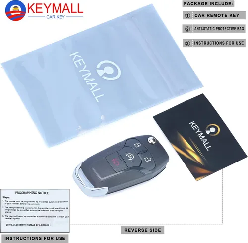 Miniatura 8 de Keymall Control remoto de entrada sin llave para Ford F150/F250/F350/F450/F550 2017-2020 para Ford Ranger 2019 2020