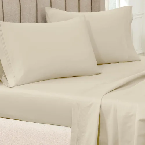 Miniatura 26 de Superior 100% algodón egipcio de 650 hilos, juego de fundas de almohada estándar de 2 piezas, una sola capa, sólido, azul bebé