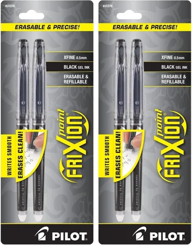 Miniatura 3 de Pilot FriXion, recarga para bolígrafo con tinta de gel, paquete de 3, Negro