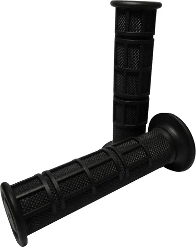 Empuñaduras universales antideslizantes para manillar de motocicleta de 7/8 pulgadas, 1 pulgada (tres tipos de tamaño), para cuatrimotos, Negro