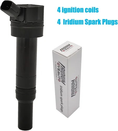 Miniatura 3 de OYEAUTO Paquete de bobina de encendido UF651 27300-2E000 y bujías de iridio 18851-11070 Juego de 4 Compatible con Hyundai Tucson, Elantra, Elantra