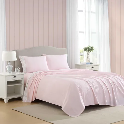 Miniatura 27 de Laura Ashley - Sábanas King, Juego de Ropa de Cama de Percal de Algodón, Ligero y Transpirable para el Hogar (Emogene Naranja Quemado, King)