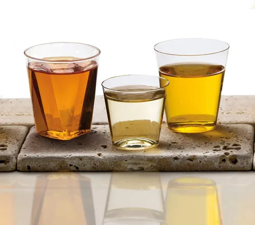 Miniatura 4 de Party Essentials 50 vasos de chupito de plástico duro, 1 onza, transparentes
