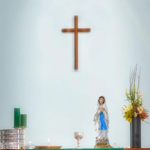 Miniatura 5 de Lourdes - Estatua de Virgen María, estatuas católicas de 5.7 pulgadas, estatuas de resina de regalo católico, adecuadas para decoración religiosa