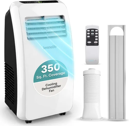 Miniatura 9 de SereneLife Portable Air Conditioner 14,000 BTU with Built-in Dehumidifier