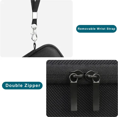 Miniatura 6 de Canboc Funda de transporte para cámara digital Kodak PIXPRO WPZ2, resistente e impermeable, bolsa de fotografía subacuática, bolsillo de malla