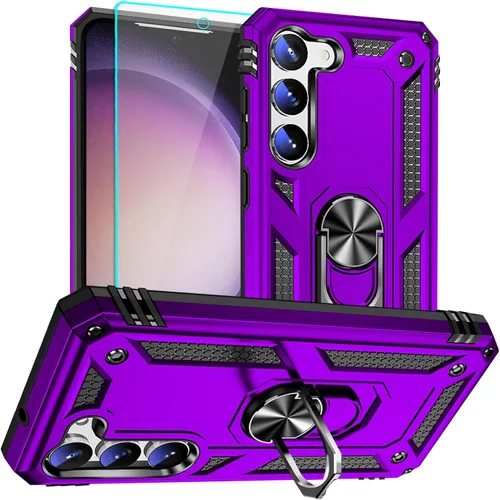 Miniatura 24 de Funda para Samsung Galaxy S9, Galaxy S9, [grado militar de 16 pies a prueba de caídas], anillo a prueba de golpes para Samsung Galaxy S9, verde