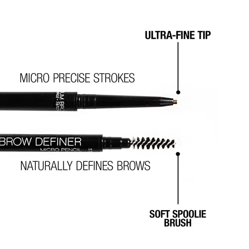 Miniatura 5 de Palladio Beauty - Lápiz definidor de cejas, lápiz de cejas ultra preciso con poder de larga duración, brocha de carrete mezcla color para un acabado
