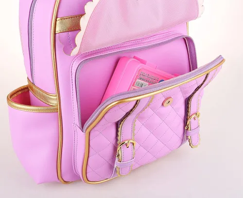 Miniatura 6 de Mochila impermeable de PU para niños de la escuela primaria