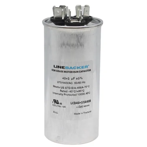 Miniatura 8 de HVAC Genius - Condensador de 5 condensadores MFD de 370 o 440 VCA 5uf de funcionamiento ovalado para motor de ventilador, condensador de soplador