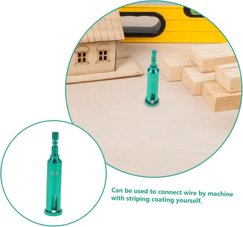 Miniatura 8 de Housoutil Multifuncional alambre Strier conector auto pelacables para 2.5mm2 herramienta de alambre verde para taladro fácil de usar