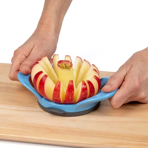 Miniatura 3 de PrepWorks by Progressive - Cortador y descorazonador fino de manzana de 16 rebanadas apto para lavavajillas con cubierta de seguridad adjunta