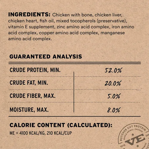 Miniatura 4 de Vital Essentials Alimento liofilizado para gatos, con puntas crujientes de pollo crudo, comida completa o mezcladora alta en proteínas, baja