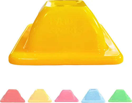 Miniatura 10 de LVL10 Pro - Conos de entrenamiento – Mini conos de fútbol de 2 pulgadas para entrenamiento deportivo – para ejercicios de baloncesto, fútbol