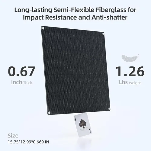 Miniatura 4 de ZOUPW Cargador de batería solar de 40 W y 12 V, 2 unidades de mantenimiento de batería solar de 20 W con controlador de carga inteligente integrado