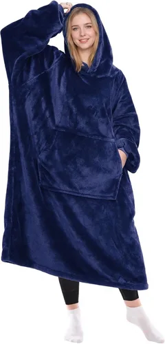 Miniatura 11 de KPBLIS Manta Ponible con Capucha Regalos para Mujeres y Hombres, Acogedoras Mantas con Capucha Sudadera Regalos de Navidad y Cumpleaños para Mujeres