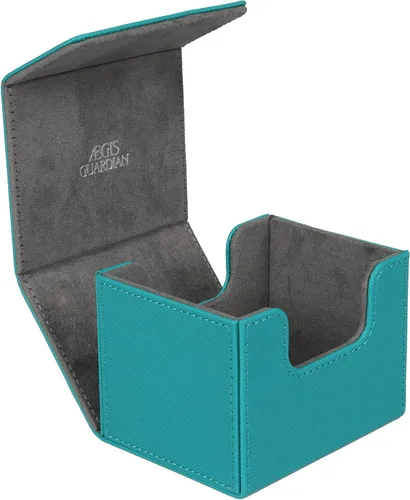 Miniatura 12 de AEGIS GUARDIAN - Caja de cartas para MTG, Commander Deck Box con capacidad para más de 120 tarjetas con funda, soporte de cuero fuerte para tarjetas