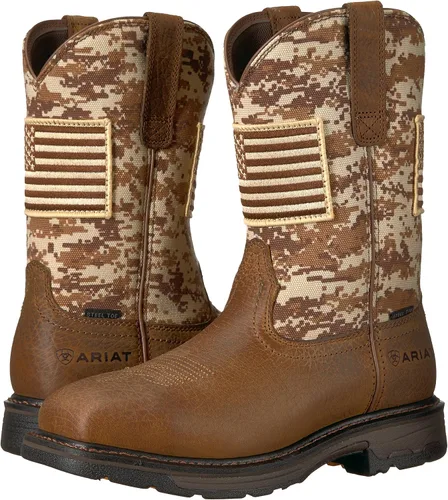 Miniatura 7 de Ariat Workhog Patriot - Botas de trabajo con punta de acero para hombre