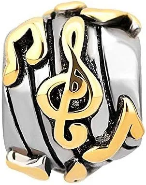 Miniatura 2 de LilyJewelry Cuentas de amuleto con notas musicales para pulseras