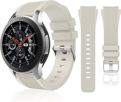 Miniatura 11 de HSWAI Compatible con Samsung Galaxy Watch de 1.81 pulgadas, Gear S3 Frontier, bandas de reloj clásicas/Galaxy Watch 3 bandas de 1.772 pulgadas