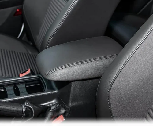 Miniatura 19 de Accesorios interiores personalizados para E-PACE EPACE 2018 2019 2020 2021 2022 2023 piel sintética para consola central reposabrazos cubierta
