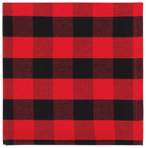 Miniatura 5 de Now Designs Second Spin Recycled Collection - Servilletas de 20 x 20 pulgadas (juego de 4 unidades), diseño de cuadros Buffalo