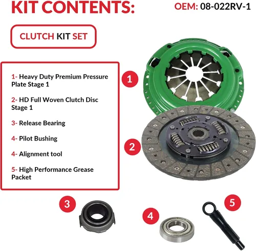 Miniatura 3 de SOUTHEASTCLUTCH Kit de embrague compatible con Civic DX EX GX LX Reverb VALUE EX-R CX SI VX 1992-2005 1.5L L4 1.6L L4 1.7L L4 GAS SOHC aspirado