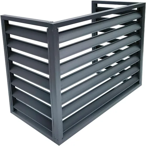 Miniatura 11 de Cubierta de aluminio para aire acondicionado y bomba de calor, mini cubierta de aire acondicionado dividido para unidades exteriores, reducción