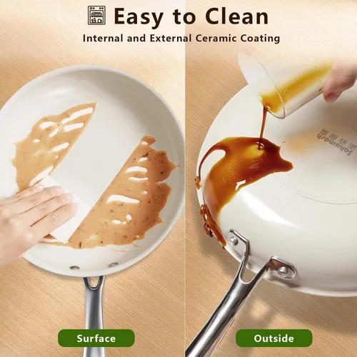 Miniatura 5 de SAKAMOSH Ceramic Aluminum Nonstick Frying Pan