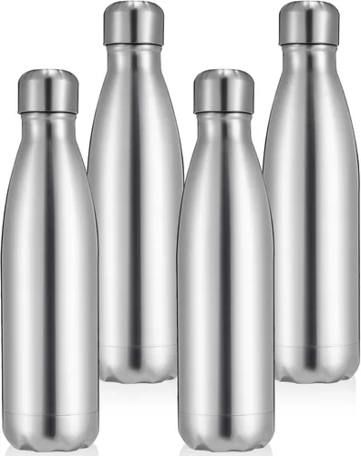 Miniatura 41 de Volhoply Botellas de agua aisladas de 25 onzas, paquete de 1/2/4, termo de acero inoxidable de doble pared que mantiene el frío y el calor, botella