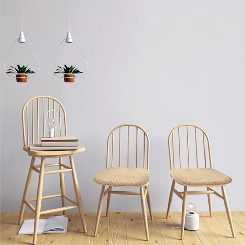 Miniatura 7 de Cojines Azules para Sillas de Comedor Antideslizantes de Espuma Cojines de Asiento de Cocina Lavables Suaves Gruesos Almohadillas de Patio Grandes