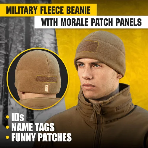 Miniatura 2 de M-Tac Gorra táctica de lana para reloj - Gorro de invierno Elite - Panel de parches