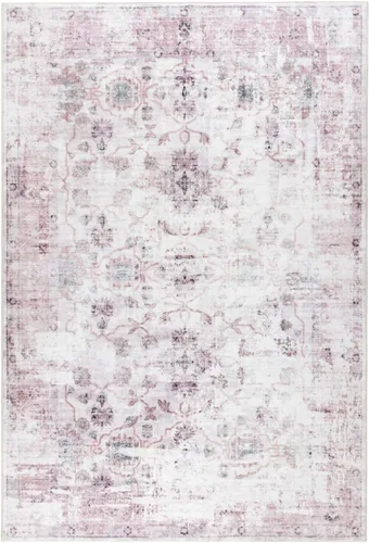 Miniatura 336 de Syalife 4x6 Alfombra Lavable para Área, Ultra Suave Antideslizante, Pila Baja, Alfombra Vintage Resistente a Manchas para Sala de Estar, Alfombra