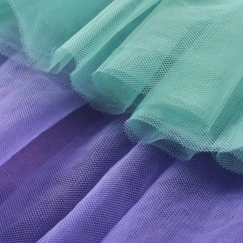 Miniatura 6 de Vestido tutú de tul para niña vestido de tutú sin mangas vestido de princesa con diadema de flores
