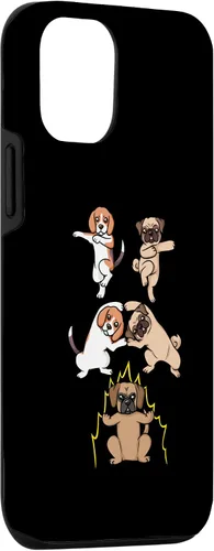 Miniatura 3 de Funda para iPhone 12/12 Pro Pug Dog Beagle Fusion Puggle Dog Hybrid Anime Manga Kawaii
