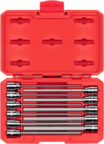 Miniatura 10 de TEKTON SHB91106 - Juego de llaves hexagonales de 3/8 pulgadas con riel, 8 piezas (1/8-3/8 pulgadas)