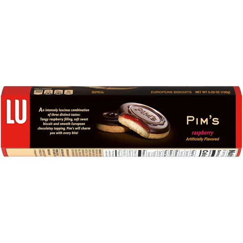 Miniatura 14 de Lu Petit Ecolier - Galletas europeas de chocolate con frambuesa, 5.29 onzas