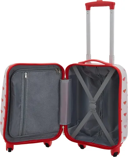 Miniatura 6 de Travelers Club Juego de equipaje de viaje para niños de 5 piezas Corazones Juego de equipaje de viaje para niños de 5 piezas