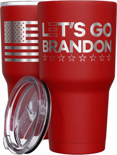 Miniatura 49 de We The People Holsters - Momma Bear - Vaso de café - Taza de viaje de café con bandera americana - Vaso grabado - Vaso termo doble - 30 onzas