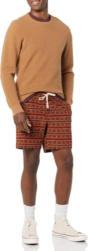 Miniatura 3 de Goodthreads Pantalones cortos de lona elástica para hombre de ajuste ajustado de 7 pulgadas