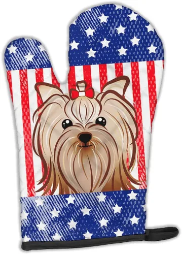 Miniatura 68 de Caroline's Treasures BB4020OVMT Dog House Collection Border Collie - Guante de horno grueso resistente al calor para sartenes calientes y horno